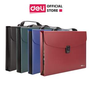 Alternative view of Cặp Tài Liệu Quai Sách Bóng Deli E5557